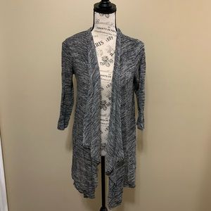 Studio Works Black And White Small Cardigan
